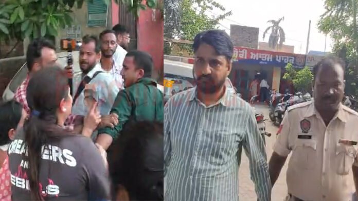 Immigration द्वारा लाखों की ठगी के मामले में Jalandhar Police ने 2 को किया काबू, युवक की जमकर की छित्तर परेड