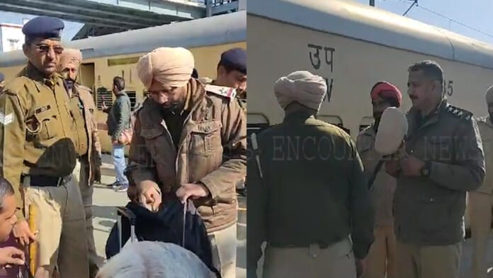 Punjab News: रेलवे स्टेशन पर भारी मात्रा में पहुंची पुलिस ने की चेकिंग, देखें वीडियो