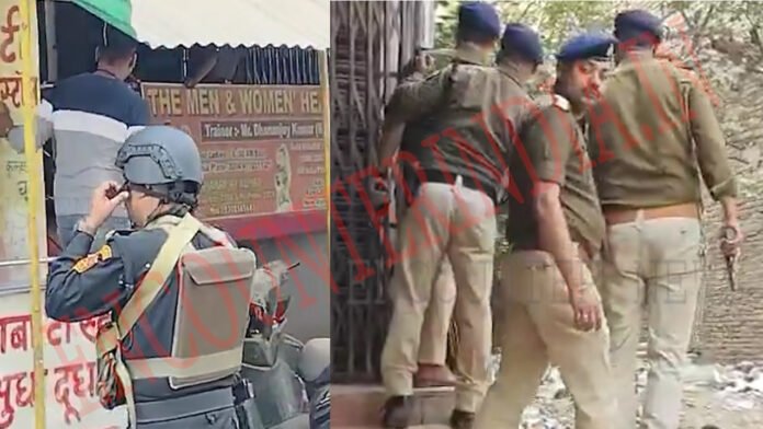 इस इलाके में LIVE Encounter: फायरिंग करके घर में घुसे 6 बदमाश, 4 थानों की पुलिस ने घेरा इलाका, देखें वीडियो