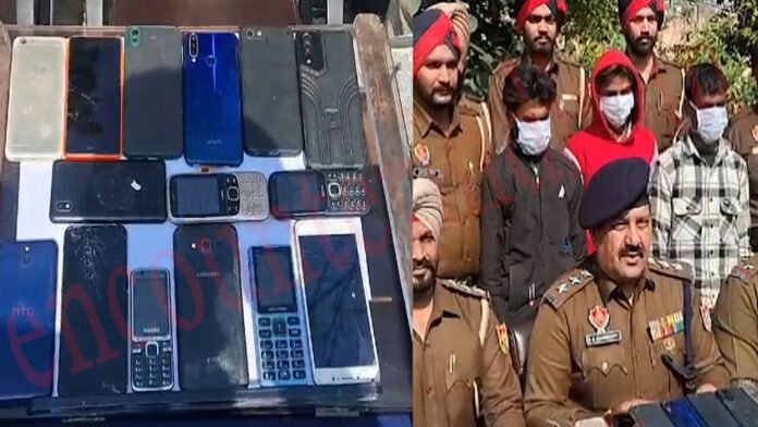 Punjab News: 5 लुटेरे चढ़े पुलिस के हत्थे, 2 नाबालिग भी शामिल, देखें वीडियो