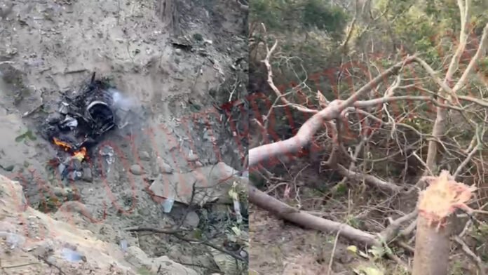 इस इलाके में Fighter Jet हुआ Crash, लगी आग, देखें वीडियो