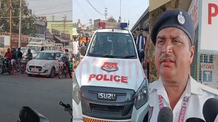 Jalandhar News: मेन चौक पर गोली चलने की सूचना को लेकर पुलिस अधिकारी का आया बयान, देखें वीडियो