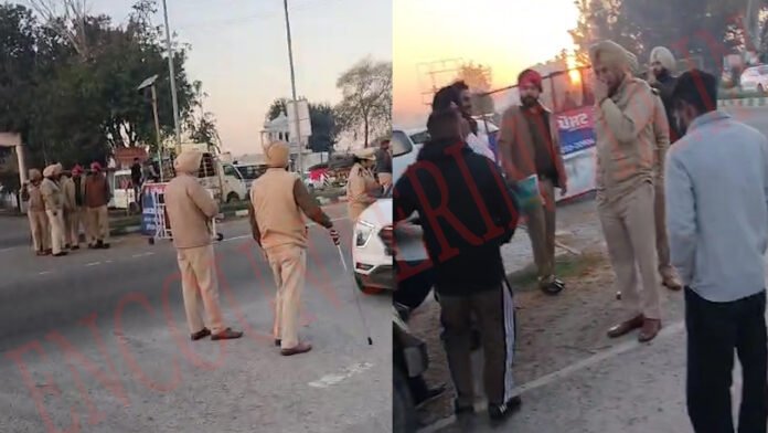 Punjab News: चंडीगढ़ कूच के लिए रवाना हुए किसान, पुलिस ने रोका, लगाया धरना, देखें वीडियो