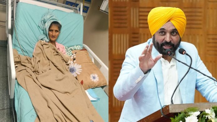 PGIMER ਚੰਡੀਗੜ੍ਹ ਵਿੱਚ ਮੁੱਖ ਮੰਤਰੀ ਸਿਹਤ ਯੋਜਨਾ ਹੇਠ ਇਲਾਜ ਕਰਵਾ ਰਹੀ ਮਰੀਜ਼