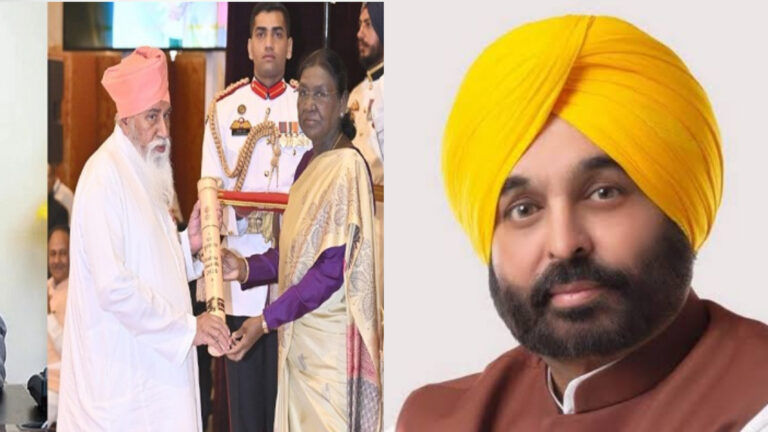 ਪਦਮਸ਼੍ਰੀ ਨਾਲ ਸਨਮਾਨਿਤ ਹੋਣਾ ਸਮੁੱਚੇ ਪੰਜਾਬ ਲਈ ਮਾਣ ਵਾਲੀ ਗੱਲ : ਭਗਵੰਤ ਮਾਨ