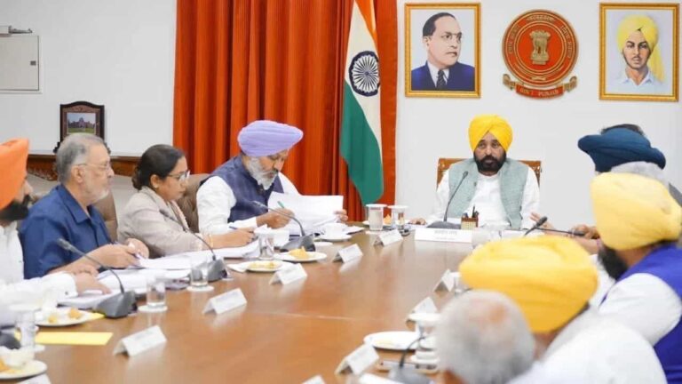 ਪੰਜਾਬ ਕੈਬਨਿਟ ਦੀ ਅਹਿਮ ਬੈਠਕ ਅੱਜ; ਲੋਕ ਭਲਾਈ ਤੇ ਰੁਜ਼ਗਾਰ ਨਾਲ ਜੁੜੇ ਫ਼ੈਸਲਿਆਂ ਦੀ ਸੰਭਾਵਨਾ