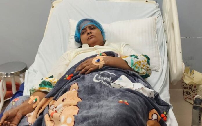ਮੁੱਖ ਮੰਤਰੀ ਸਿਹਤ ਯੋਜਨਾ ਤਹਿਤ AIIMS ਬਠਿੰਡਾ ਵਿੱਚ ਇਲਾਜ ਤੋਂ ਬਾਅਦ ਸਿਹਤਯਾਬ ਹੁੰਦੀ ਗੁਰਪ੍ਰੀਤ ਕੌਰ