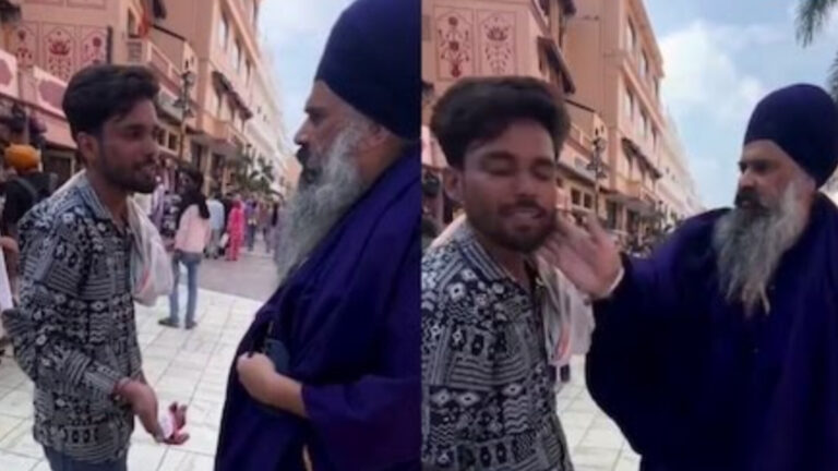 ਸ੍ਰੀ ਹਰਿਮੰਦਰ ਸਾਹਿਬ ਹੈਰੀਟੇਜ ਸਟਰੀਟ ਤੇ ਹੋਟਲ ਕਰਮਚਾਰੀ ਨਾਲ ਨਿਹੰਗ ਵਲੋਂ ਕੁੱਟਮਾਰ, ਸ਼ਰਧਾਲੂਆਂ ਨੂੰ ਪ੍ਰੇਸ਼ਾਨ ਕਰਨ ਦੇ ਲੱਗੇ ਦੋਸ਼