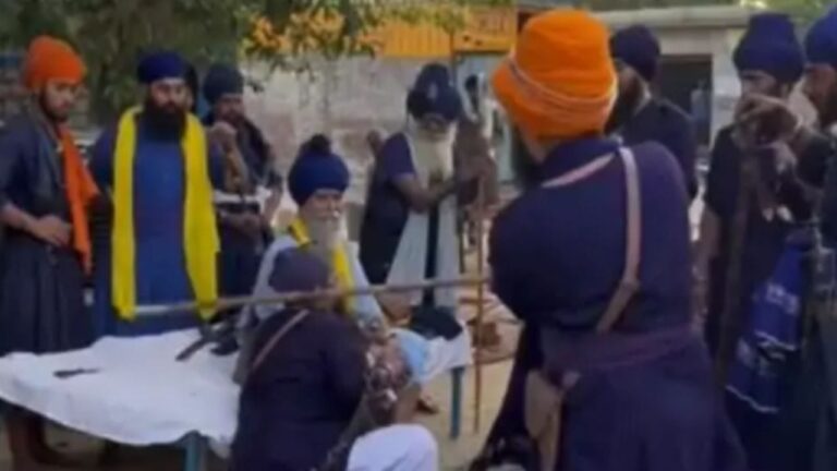ਕਥਿਤ ਇਤਰਾਜ਼ਯੋਗ ਤਸਵੀਰਾਂ ਦੇ ਵਿਵਾਦ ਮਗਰੋਂ ਬੁੱਢਾ ਦਲ ਦੀ ਕਾਰਵਾਈ, ਨਿਹੰਗ ਜਸਦੀਪ ਸਿੰਘ ਨੂੰ ਦਿੱਤੀ ਧਾਰਮਿਕ ਸਜ਼ਾ