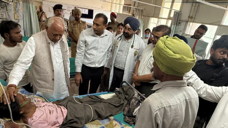 ਪੰਜਾਬ ਸਰਕਾਰ ਹਰ ਪੱਖੋਂ ਪੀੜਤ ਪਰਿਵਾਰਾਂ ਦੇ ਨਾਲ ਖੜ੍ਹੀ ਹੈ- ਬਰਿੰਦਰ ਕੁਮਾਰ ਗੋਇਲ ਤੇ ਡਾ. ਬਲਬੀਰ ਸਿੰਘ